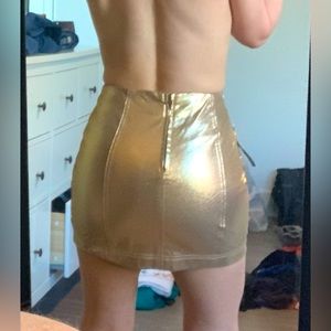 New with tags gold wild fable mini skirt